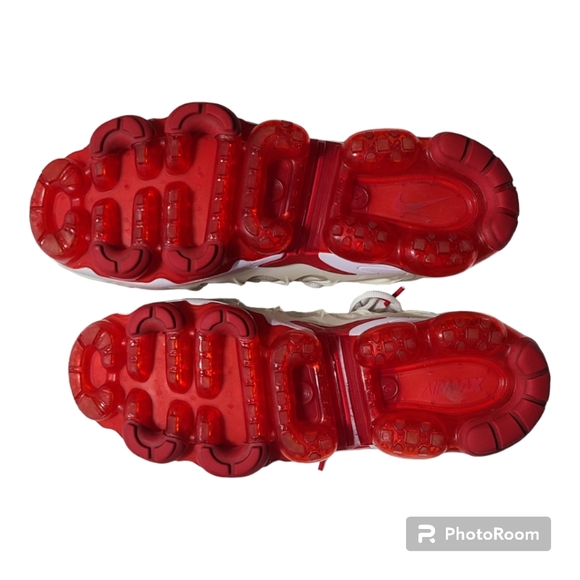 Nike Air Max Vapormax Plus white/University Red men no box 9.5 - Picture 9 of 10